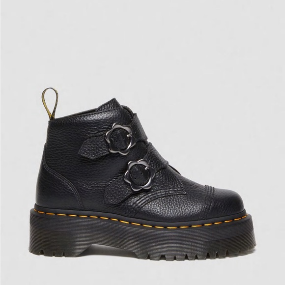 Dr. Martens Devon Flower Ankle Boots - Picture 4 of 9